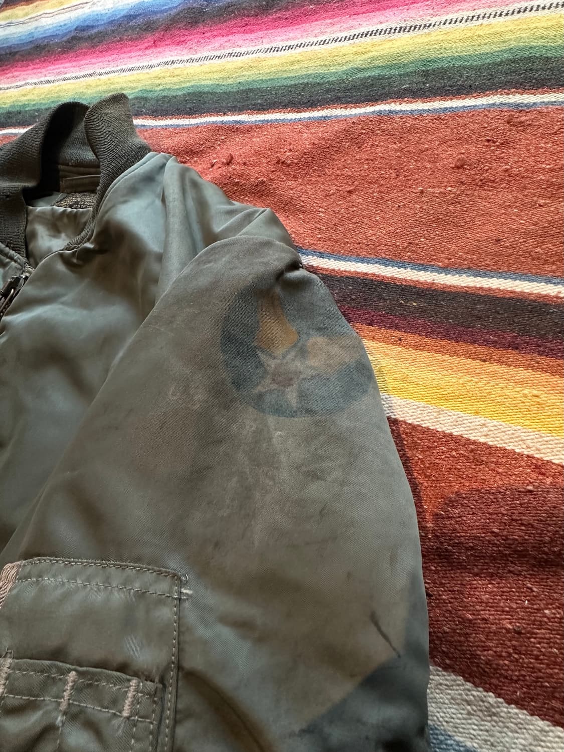 50s USA 스카이라인 8279 MA-1 봄버 자켓 상품이미지2