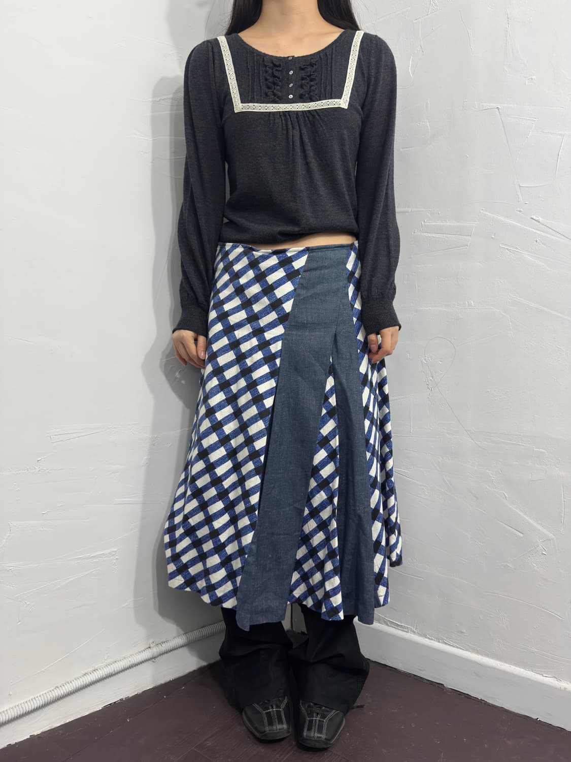 kumikyoku design knit top 상품이미지3