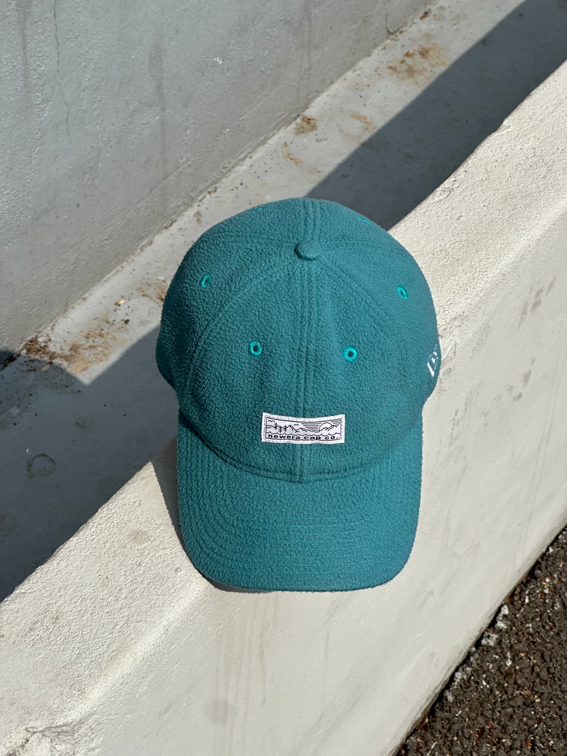[M-L] 뉴에라 9FORTY 청록 플리스 볼캡 모자 상품이미지1