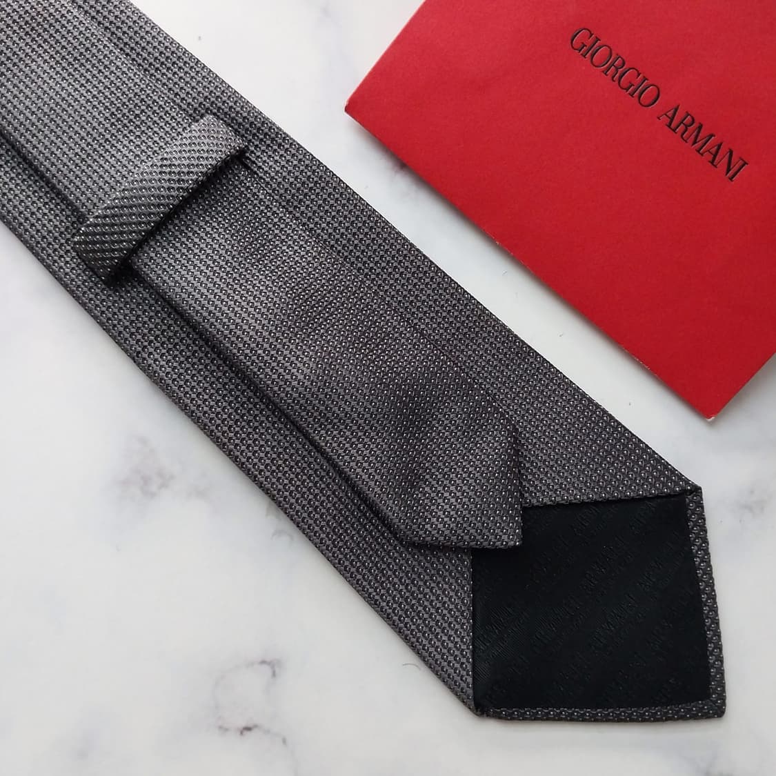 아르마니 꼴레지오니 실크&폴리 넥타이 8.2cm A+등급 K1455
 상품이미지9