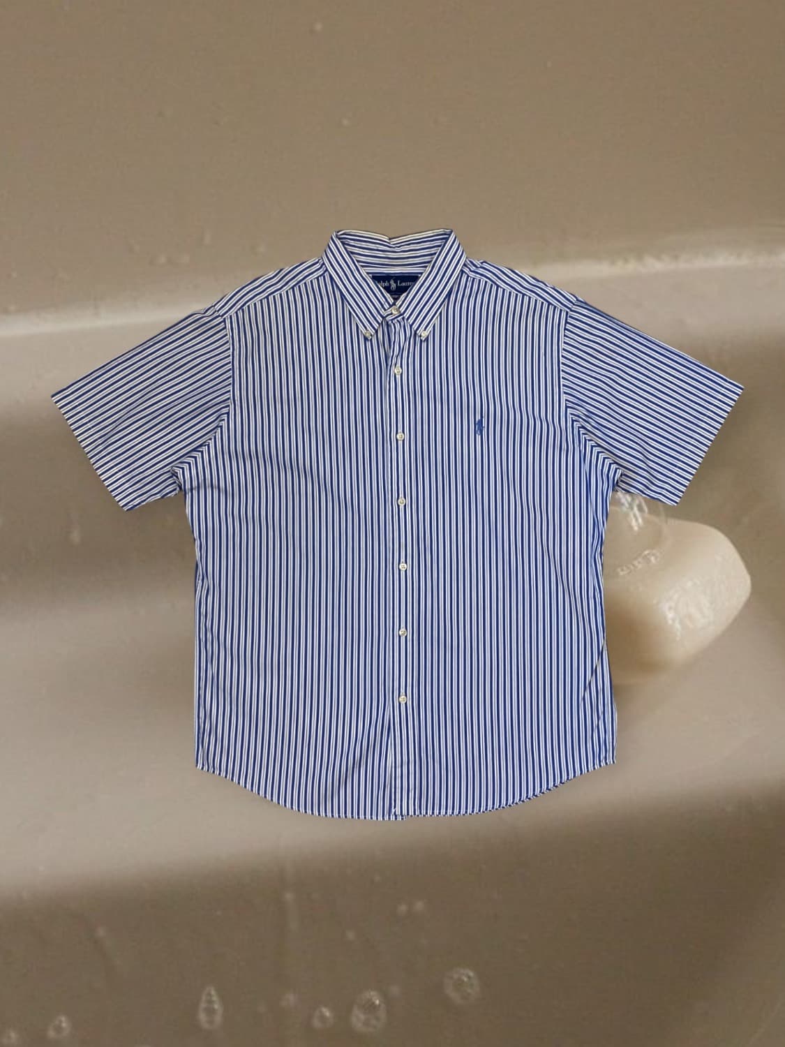 폴로랄프로렌 스트라이프 반팔 셔츠 (Man XL) 상품이미지1