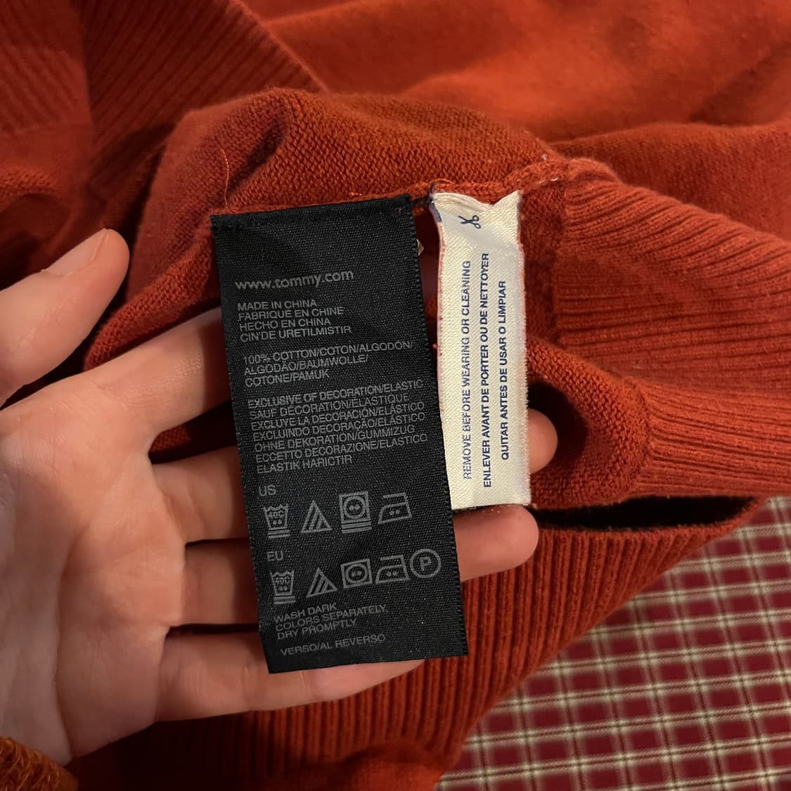 타미힐피거 브이넥 니트 상품이미지9