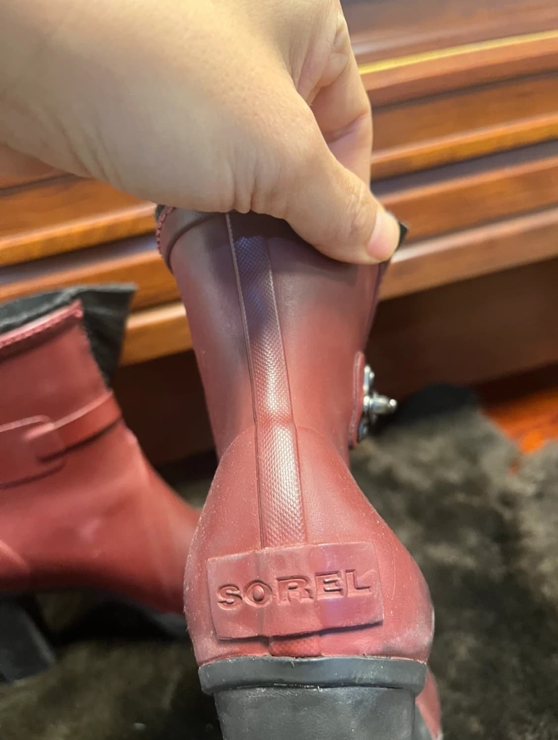 버건디 소렐 부츠  상품이미지4