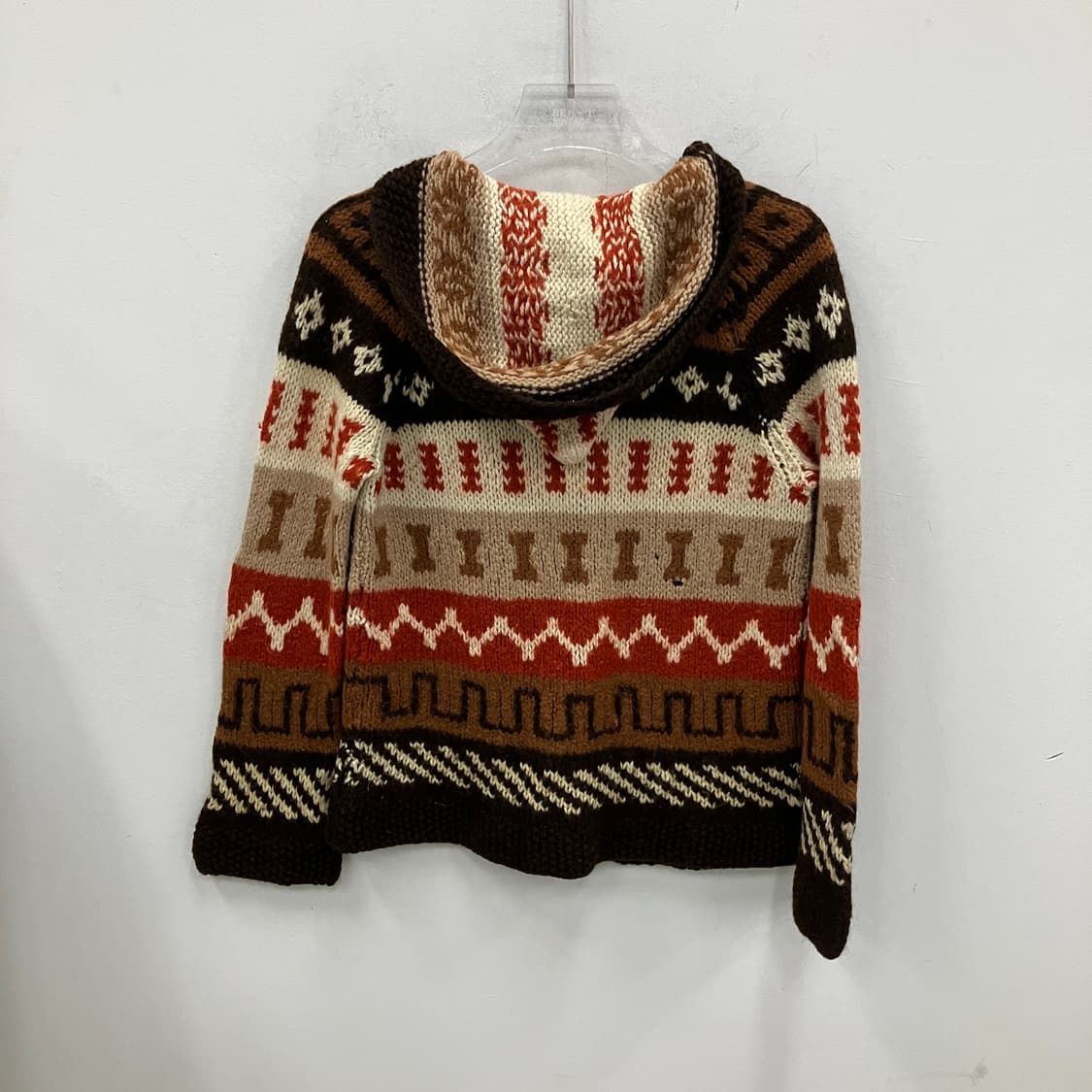 빈티지 노르딕 더플 후드 가디건 상품이미지2