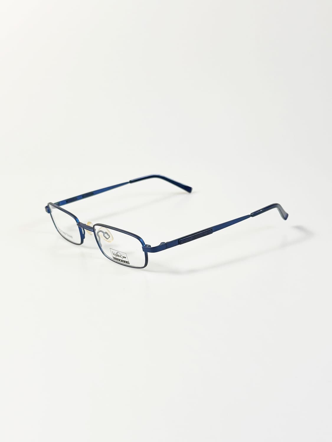 KIPLING 슬림 스퀘어 블루 메탈 프레임 빈티지 안경 상품이미지3