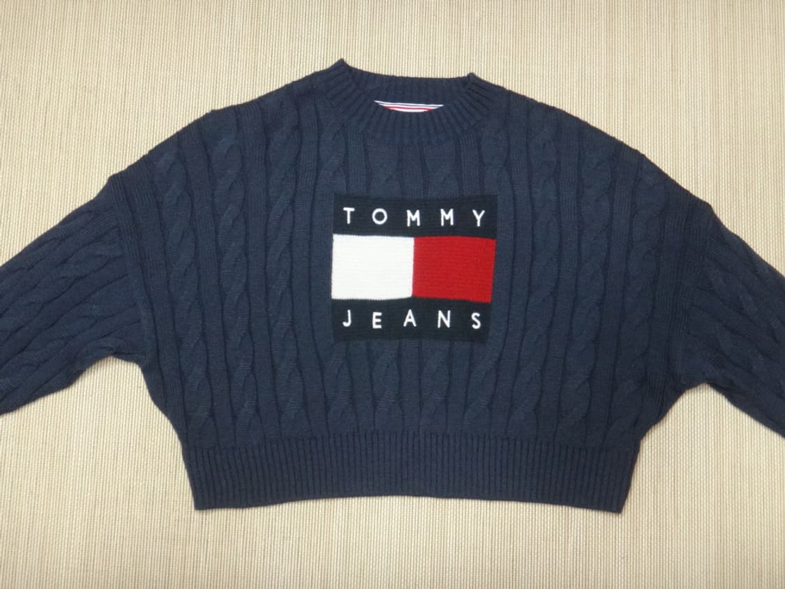 (S사이즈) 타미진 여성 스웨트셔츠 DW0DW14261 상품이미지4