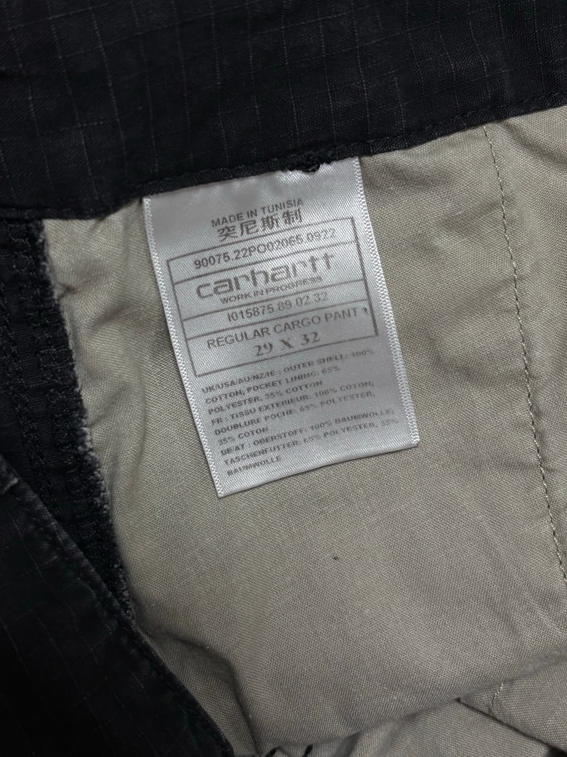 칼하트 레귤러 카고 팬츠 상품이미지3