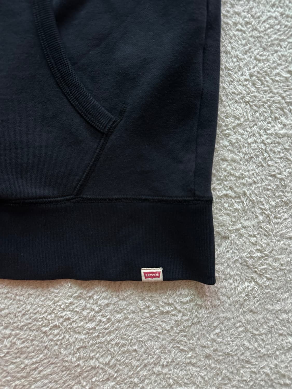 00‘s 리바이스 후드집업 블랙 상품이미지5