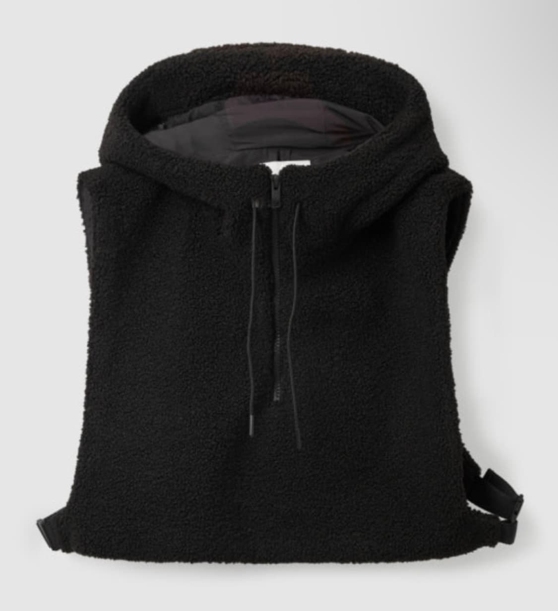 COS 부클 후드 베스트 블랙 상품이미지1