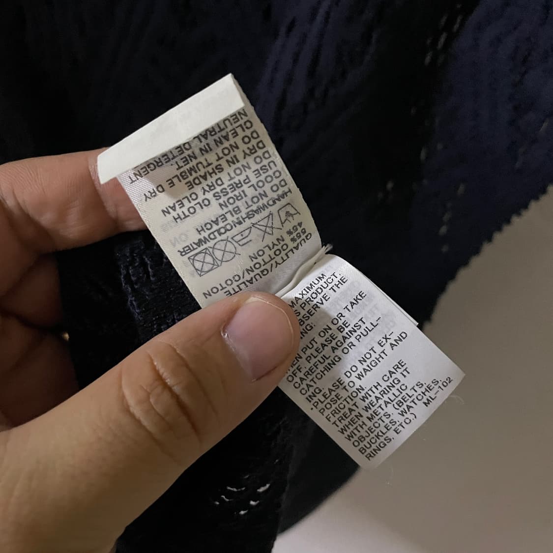 이세이미야케 시스루 나그랑 니트 롱원피스 2(66정도) 상품이미지8