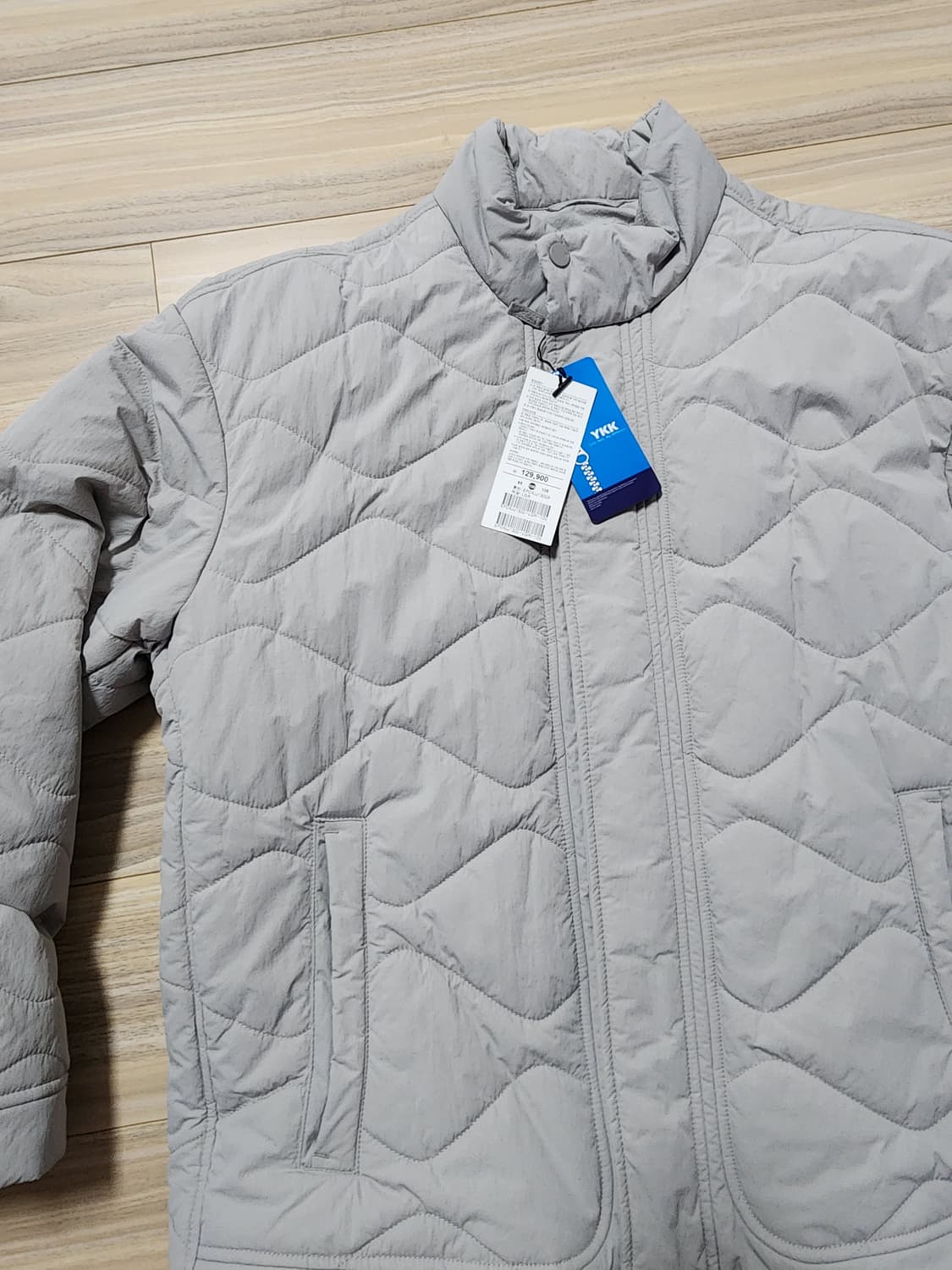 프로젝트엠퀄팅경량패딩점퍼L라이트그레이 상품이미지3