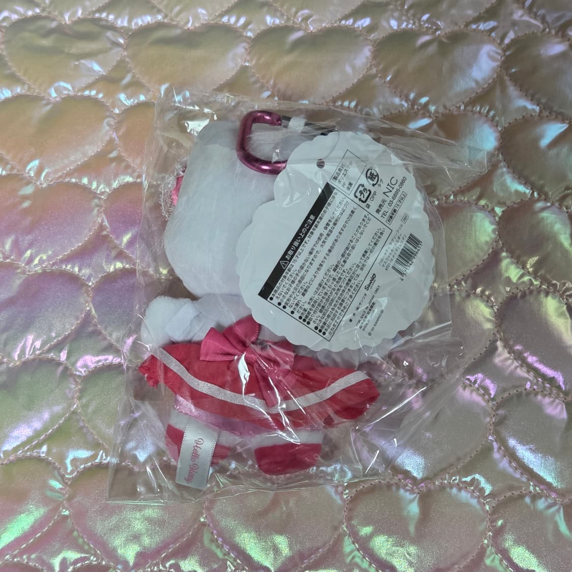 헬로키티 메이드 인형 키링 레드 상품이미지2