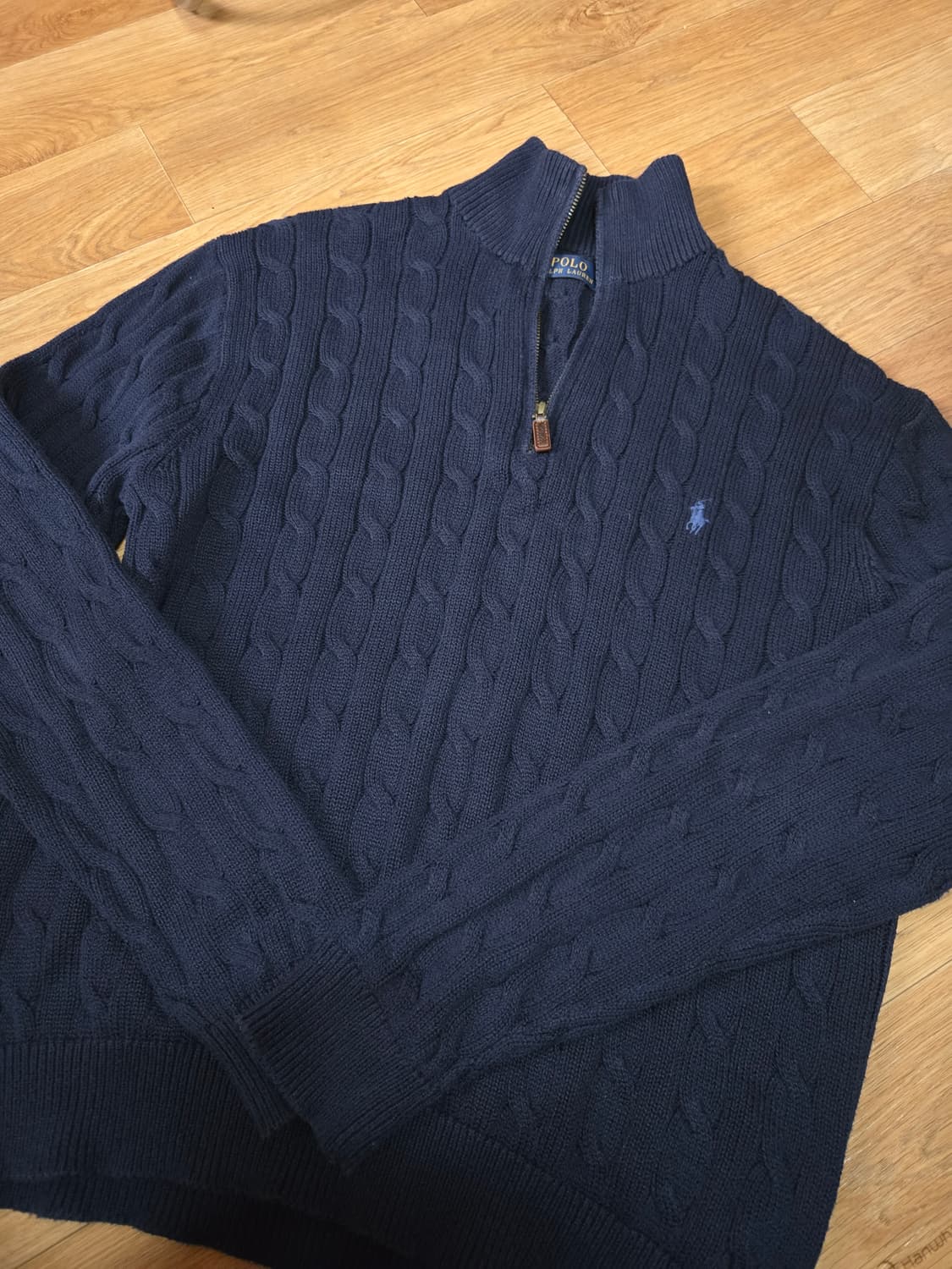 폴로 랄프로렌 케이블 하프집업 니트 상품이미지2