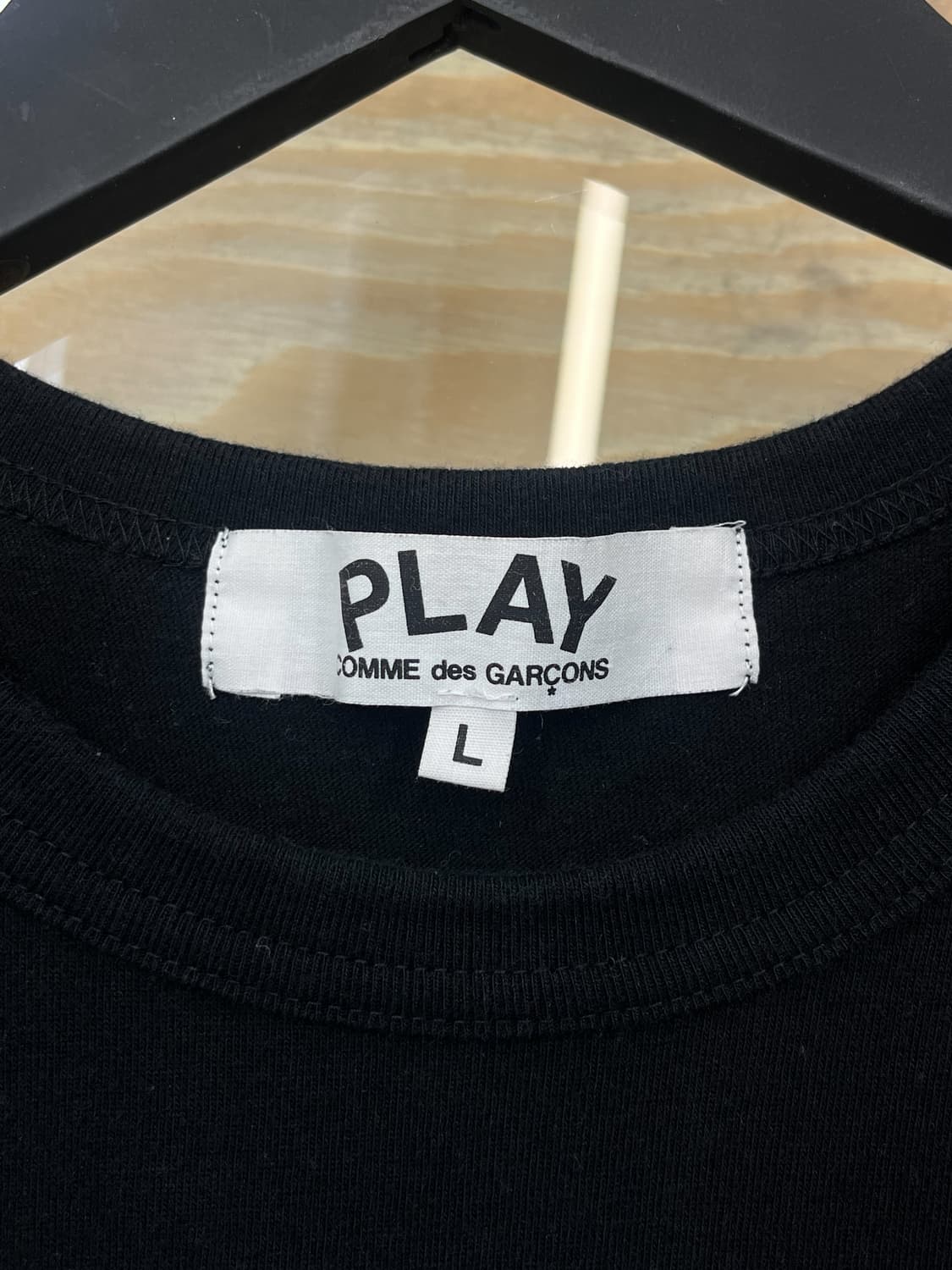 꼼데가르송 19s/s 플레이 더블 하트 티 상품이미지6