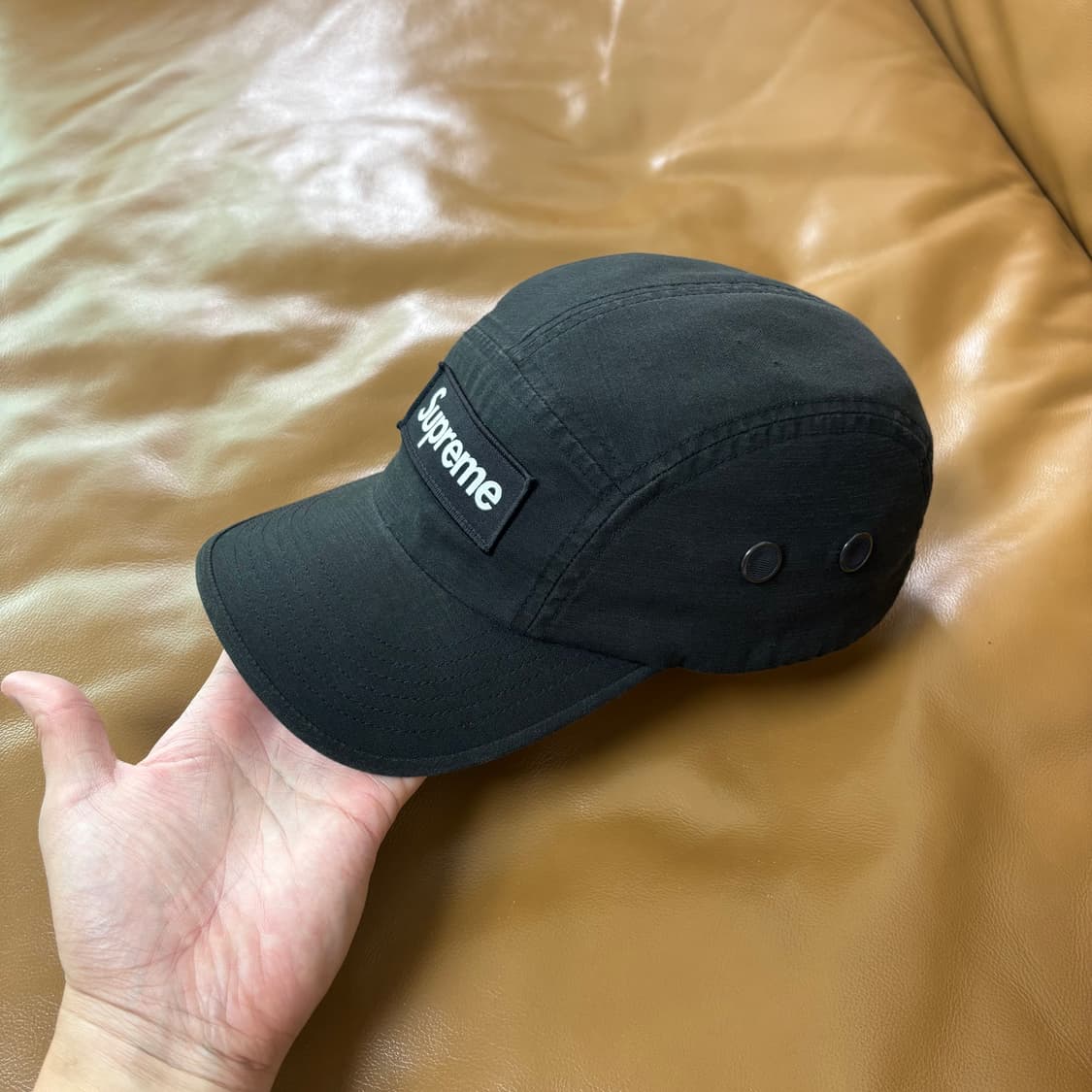 Supreme 슈프림 23ss 밀리터리 워시드 블랙 캠프캡 모자 상품이미지4
