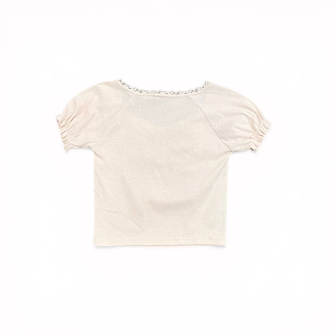 키치 아카이빙 프린팅 크롭 탑 상품이미지2