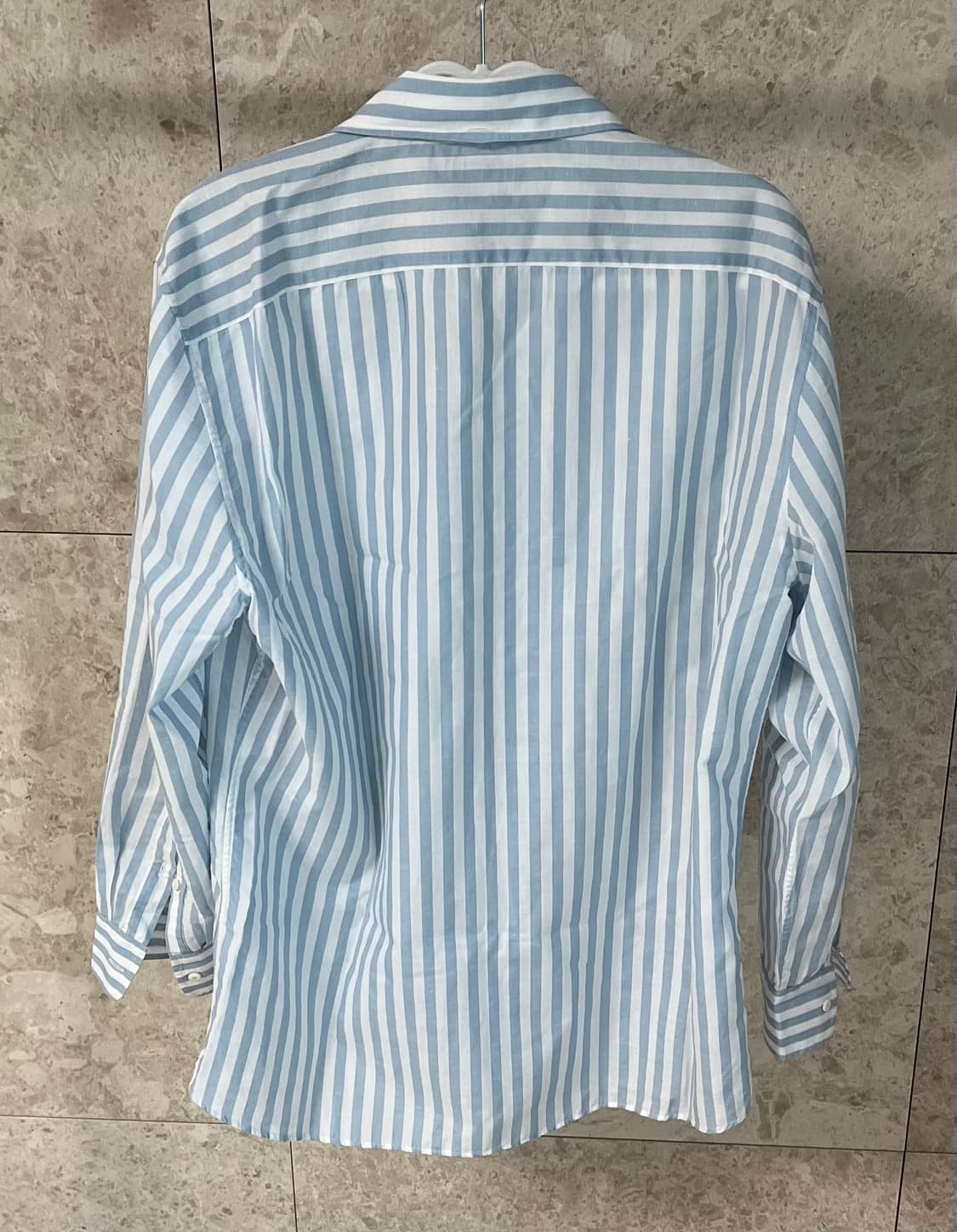 브루넬로 쿠치넬리 스트라이프 셔츠 L 정품 상품이미지2