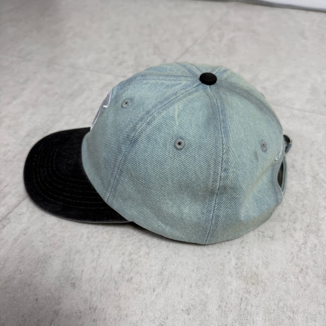 슈프림 볼캡 피그먼트 코티드 투톤 S 로고 6-패널 데님 - 25FW 상품이미지3