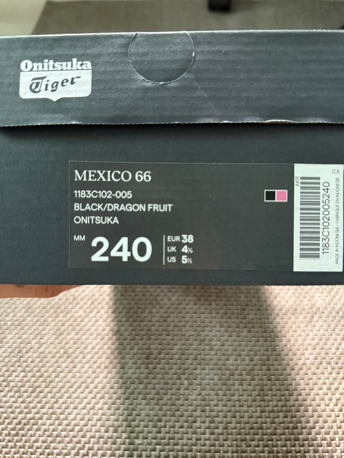 플리마켓🔥 오니츠카타이거 멕시코 66 블랙 드래곤 프루트 상품이미지3