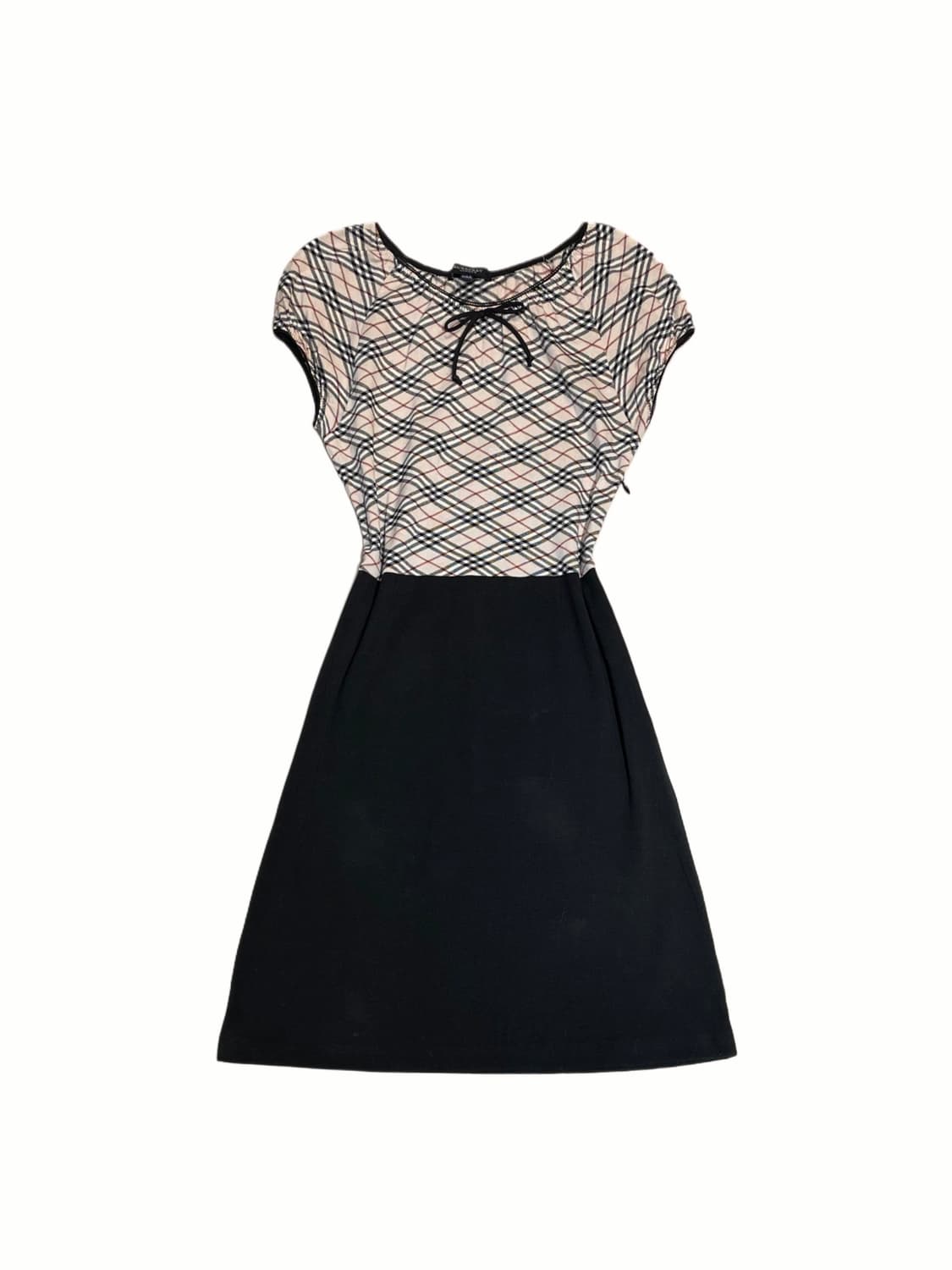 버버리 체크 리본 원피스 상품이미지1