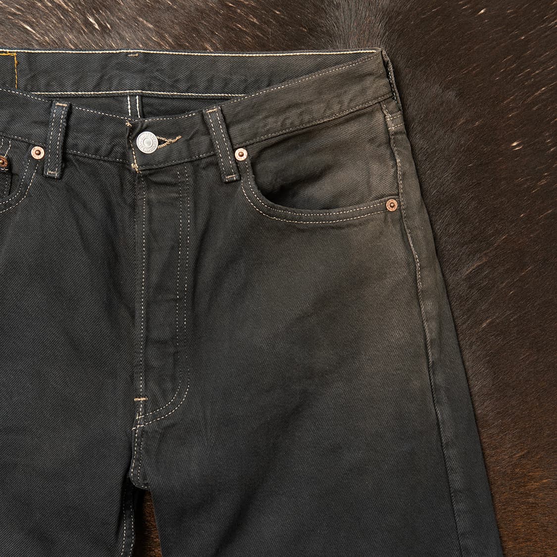 [31] 90s 리바이스 USA 501 블랙 데님팬츠 블랙진  상품이미지3