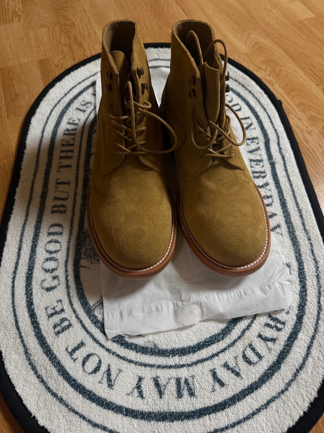 로스트가든 UNIFORM Field Boots Beige 새상품 상품이미지1