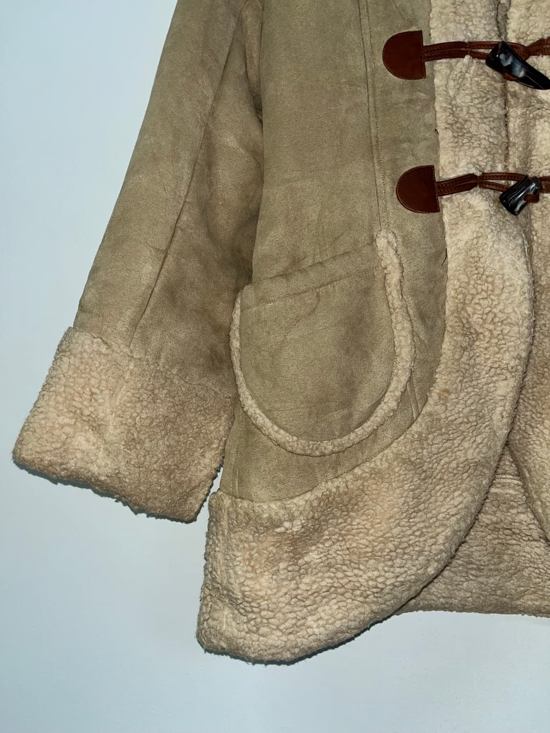 ALGONQUINS 스웨이드 더플 무스탕 코트 상품이미지8