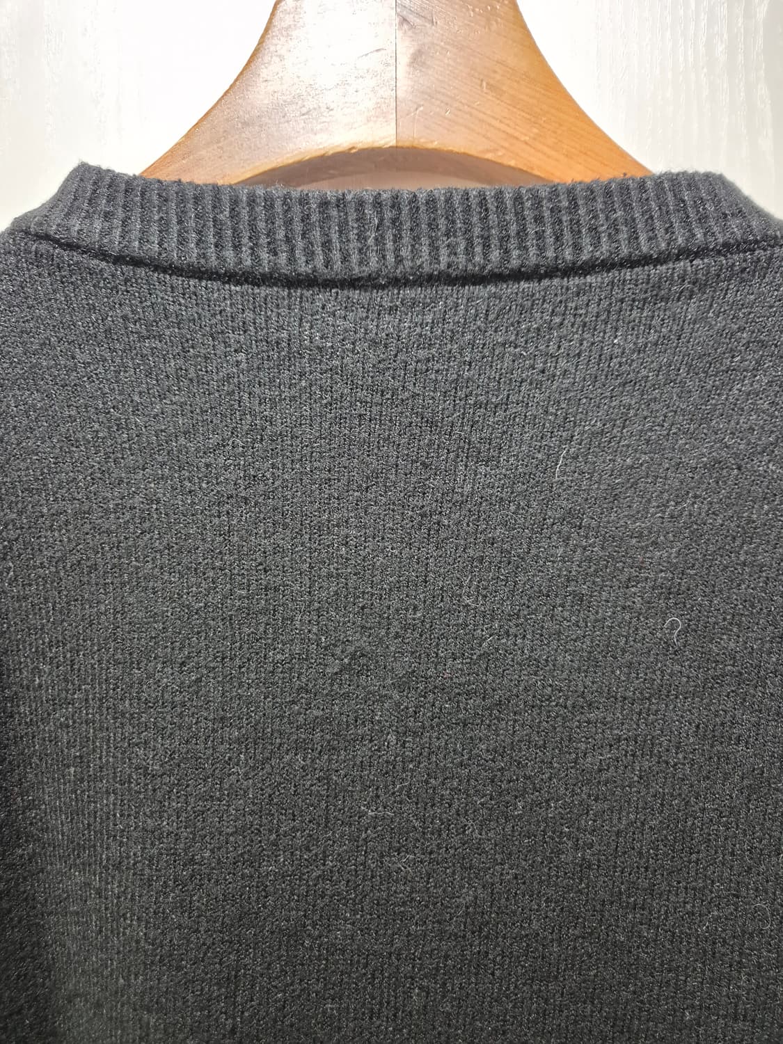 빈티지 우드단추 블랙 가디건 상품이미지7