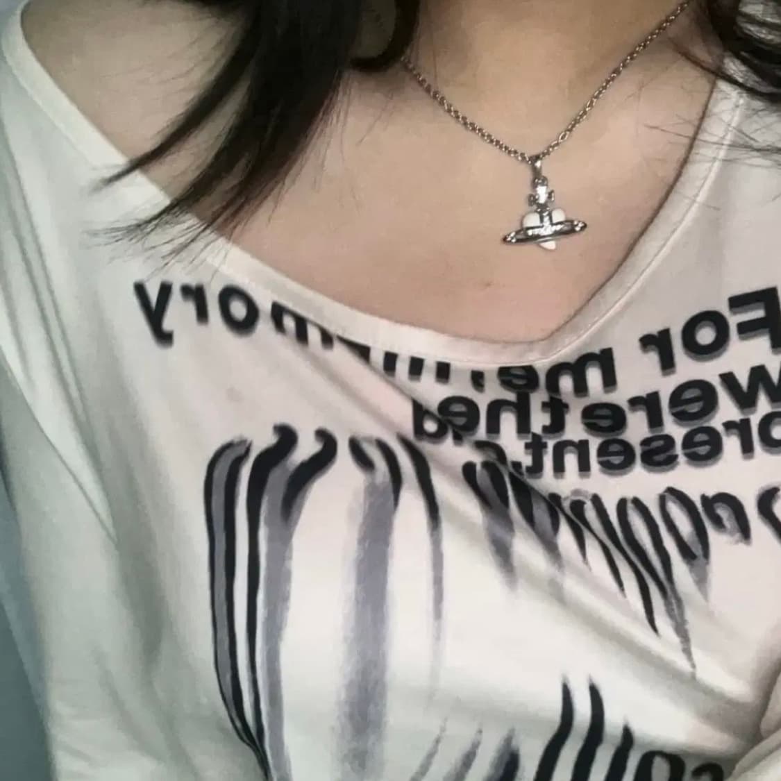 비비안웨스트우드 화이트 디아망떼 목걸이 풀박스 상품이미지6