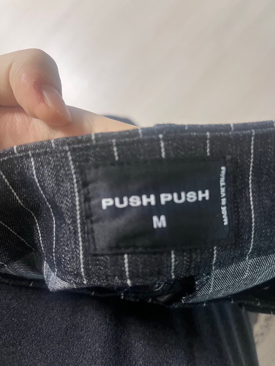 pushpush 스트라이프 팬츠 M사이즈 상품이미지5