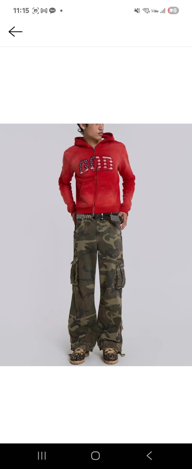 Jaded london 카모 트루퍼 카고팬츠 28사이즈 상품이미지2