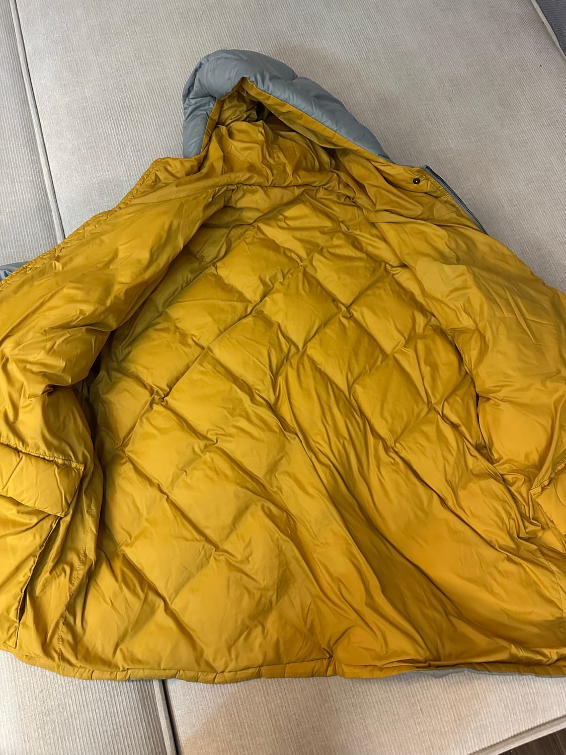 MOOD 리버시블 퀄팅 덕다운 패딩 점퍼 상품이미지4