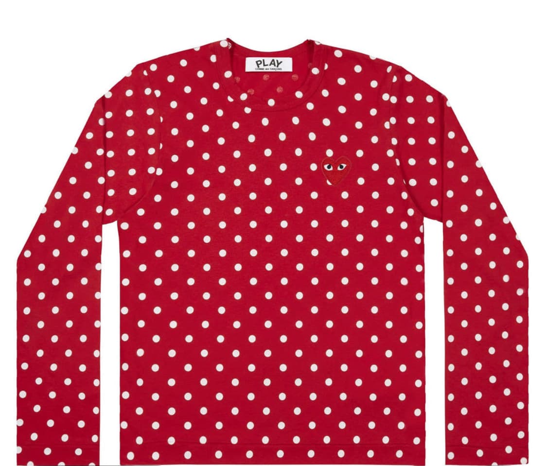 Comme des Garcons 레드 도트 롱슬리브 상품이미지1