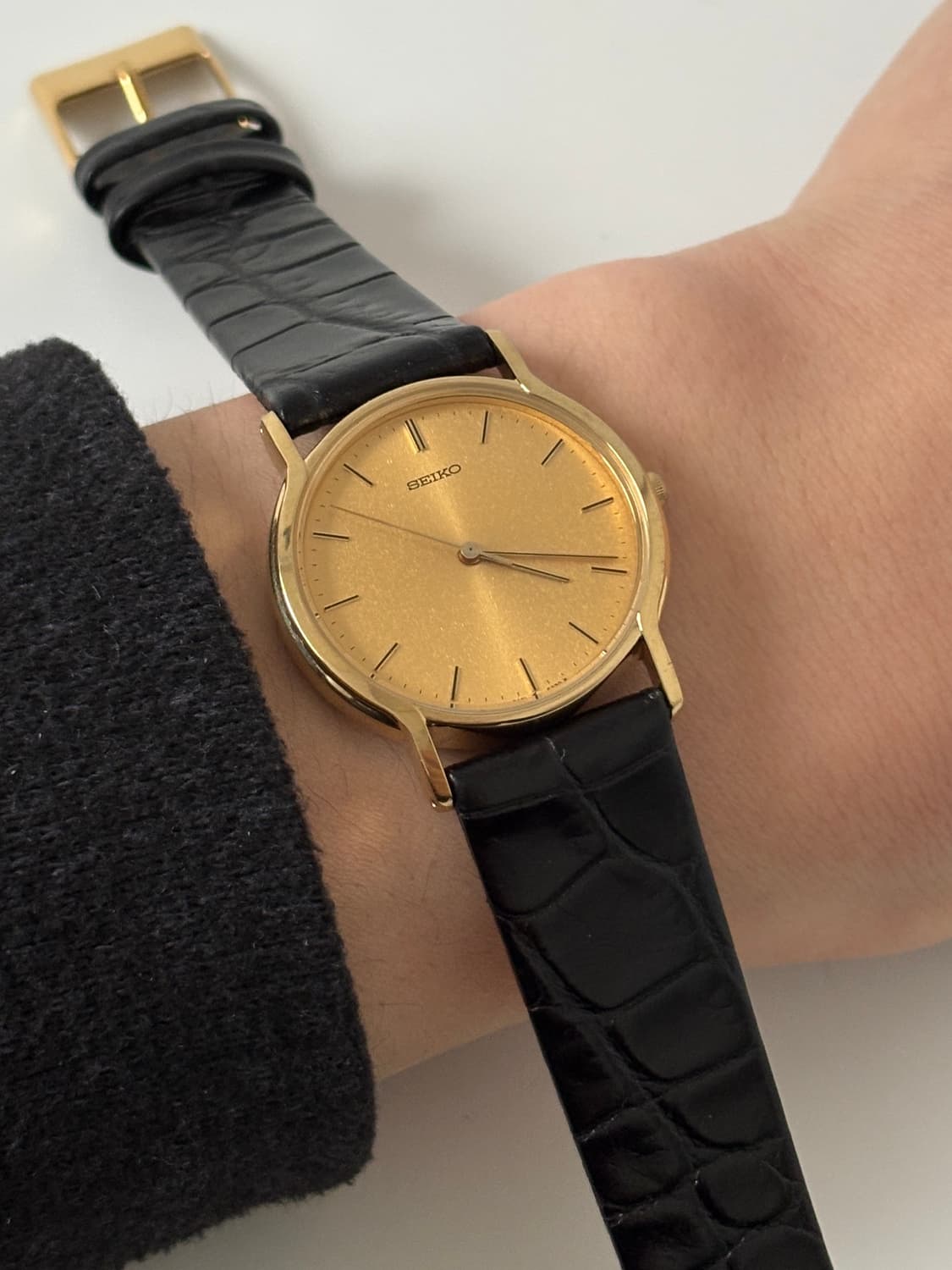 1980년대 Chariot 골드 쿼츠 남성 상품이미지1