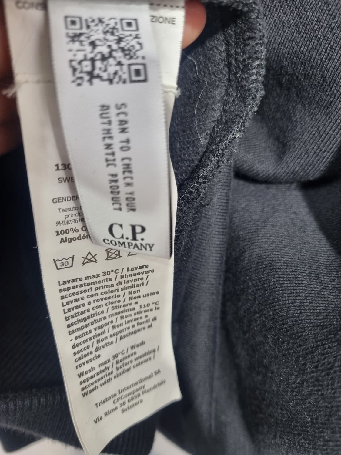 정품) CP컴퍼니 하프집업 스웨트 셔츠  상품이미지7