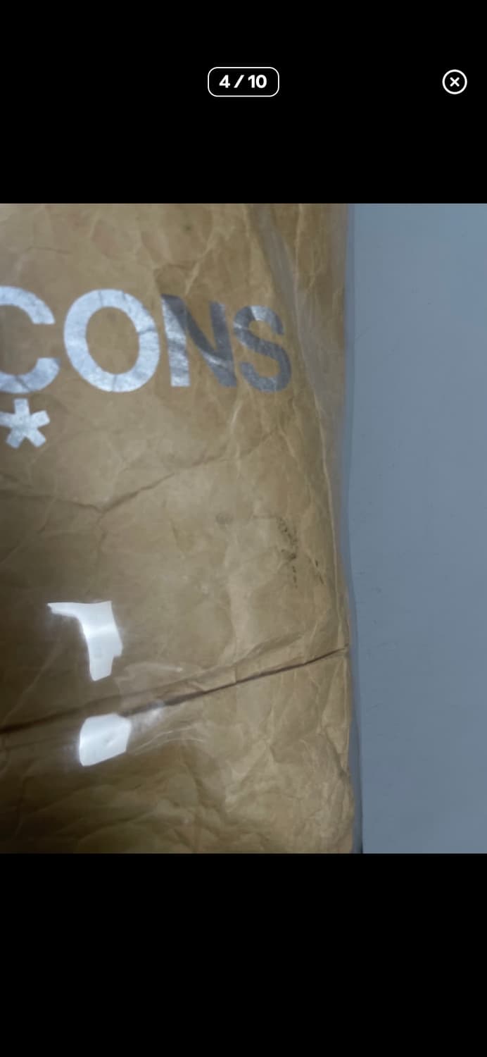 꼼데가르송 PVC 페이퍼 쇼퍼백 상품이미지3