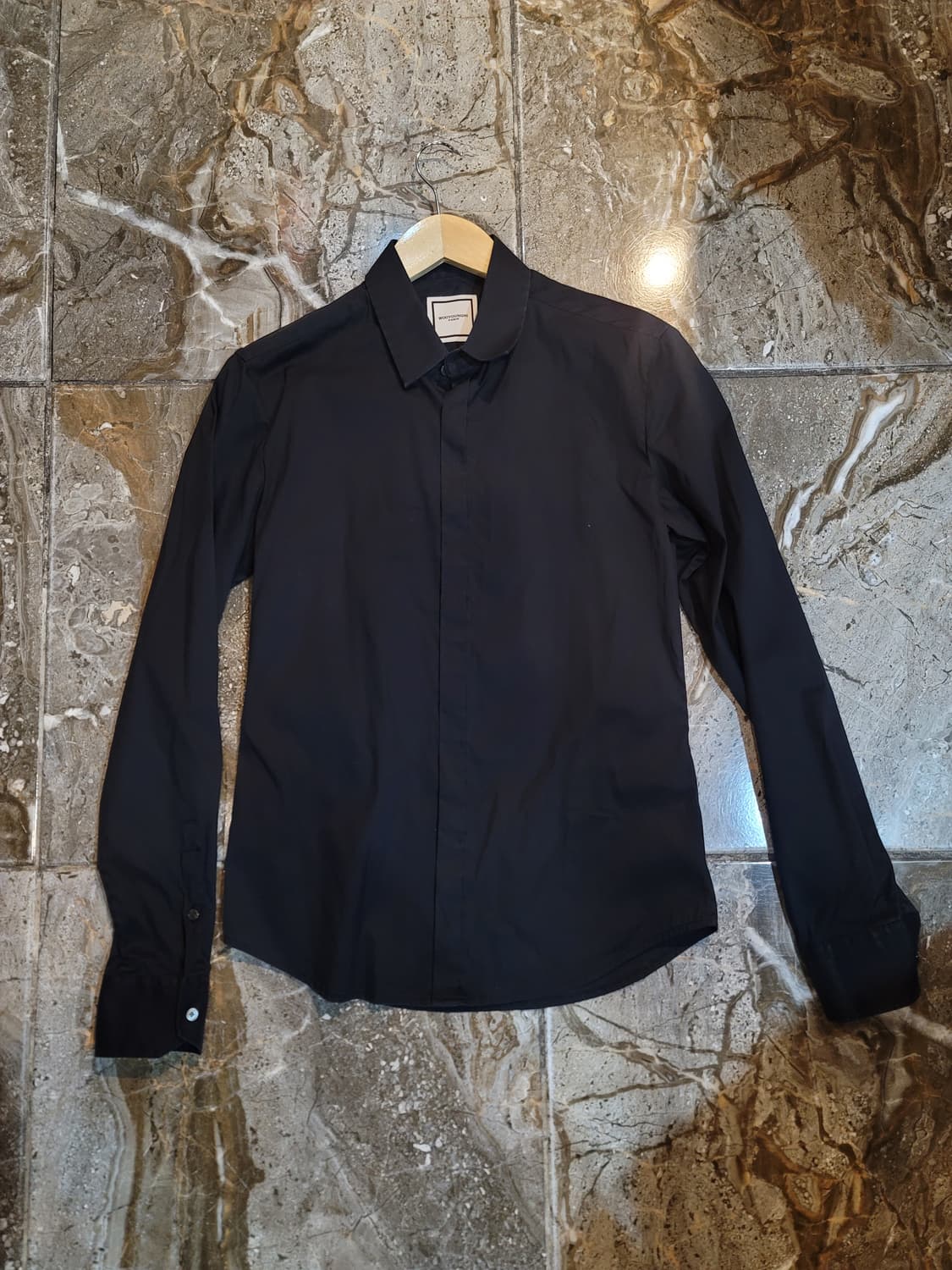 우영미 블랙/ 차콜 셔츠 2장 일괄(남녀공용) 상품이미지2