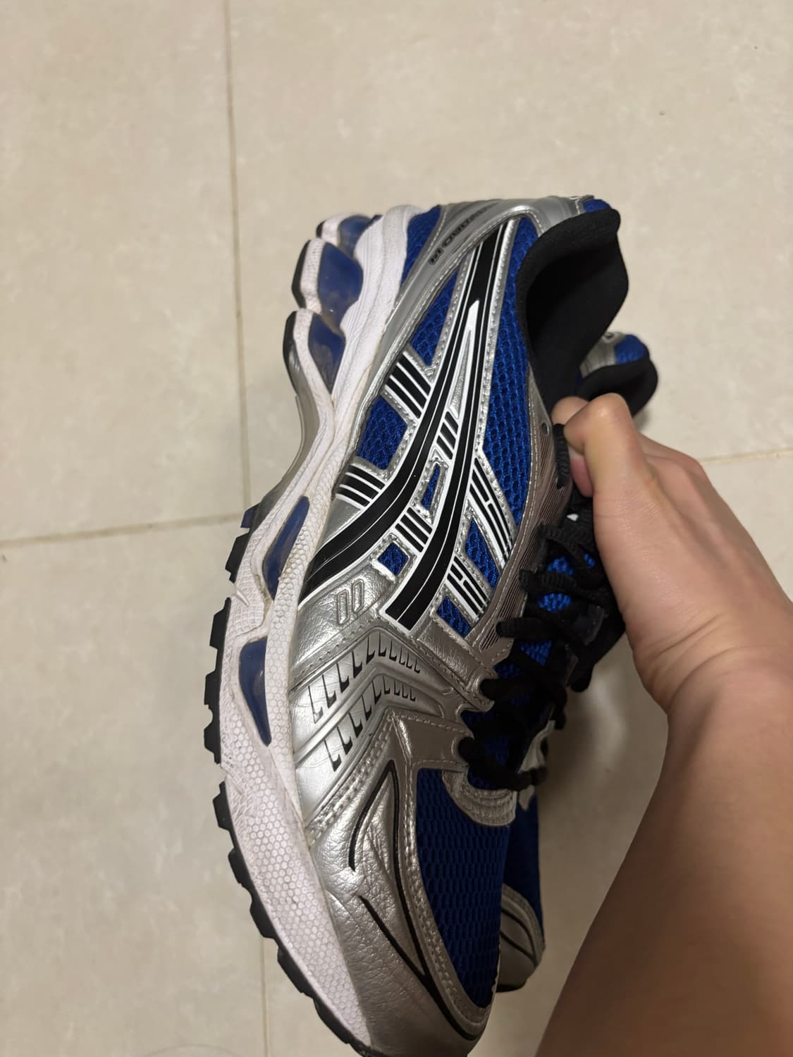 아식스 젤 카야노 14 모나코 블루 블랙 275 상품이미지4