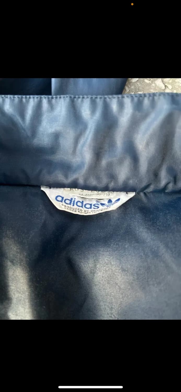 *rare* 1980s 아디다스 서독제 네이비 삼선 바람막이 상품이미지3
