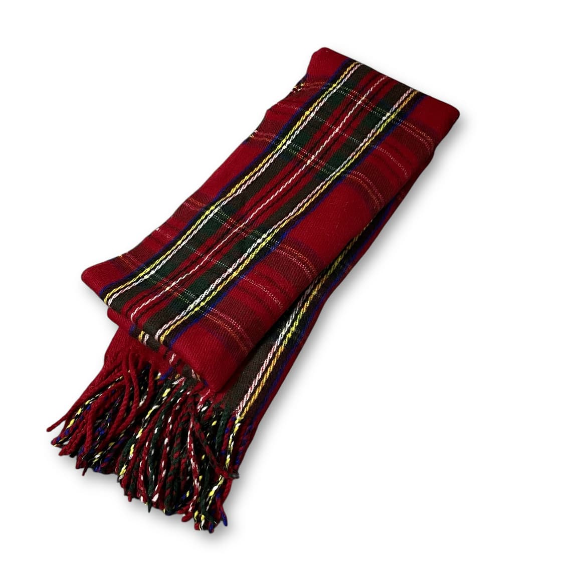 빈티지 레드 크리스마스 머플러 상품이미지1