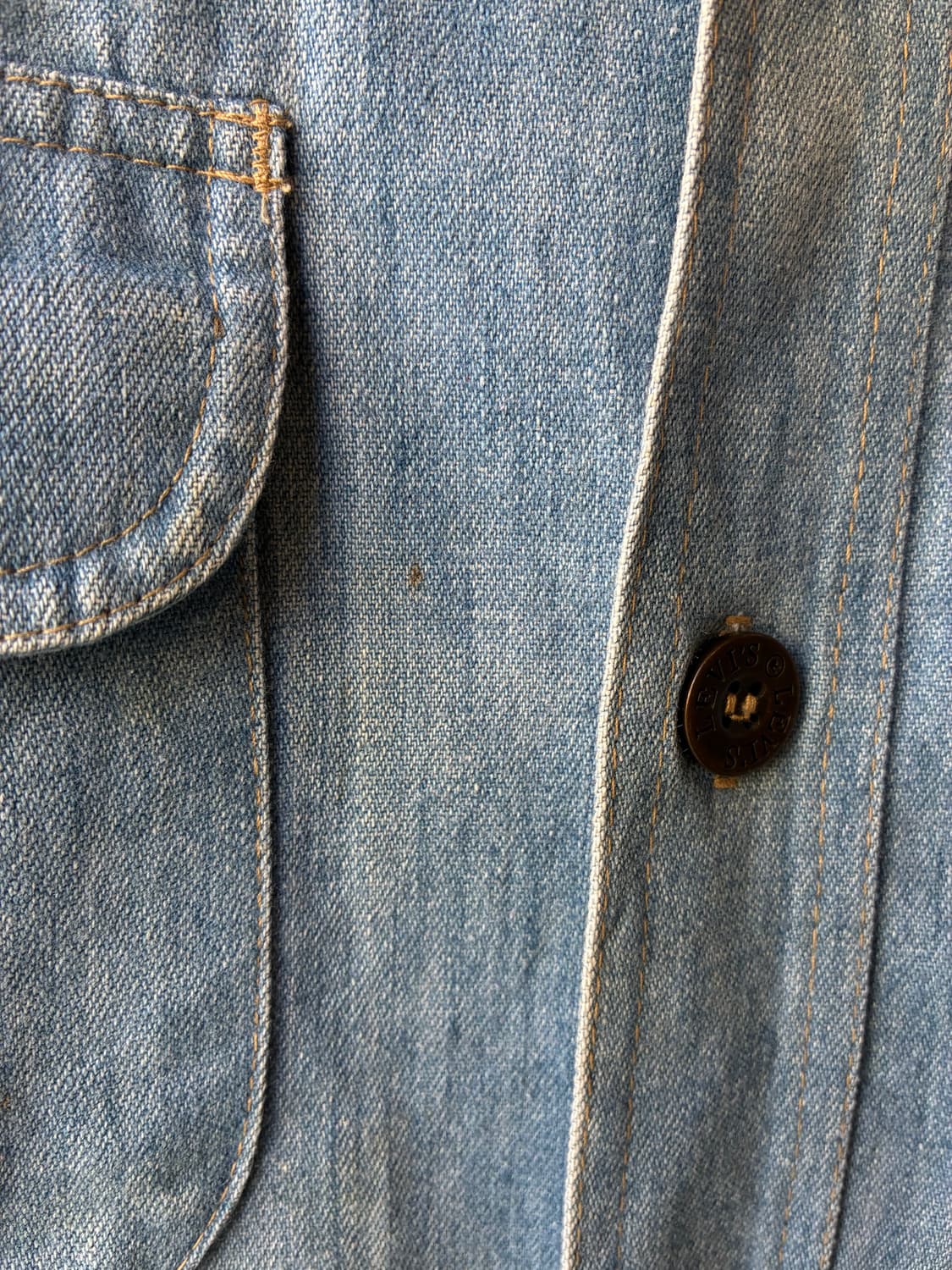 80s Levis Chambray Work Shirt 상품이미지7