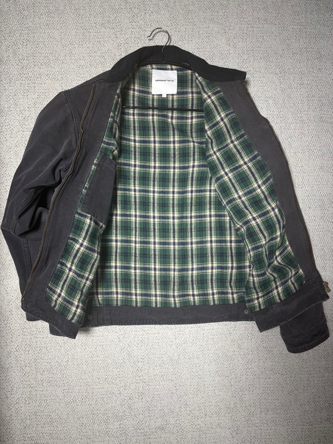 에스피오나지 Washed Canvas Blouson Jacket 상품이미지3