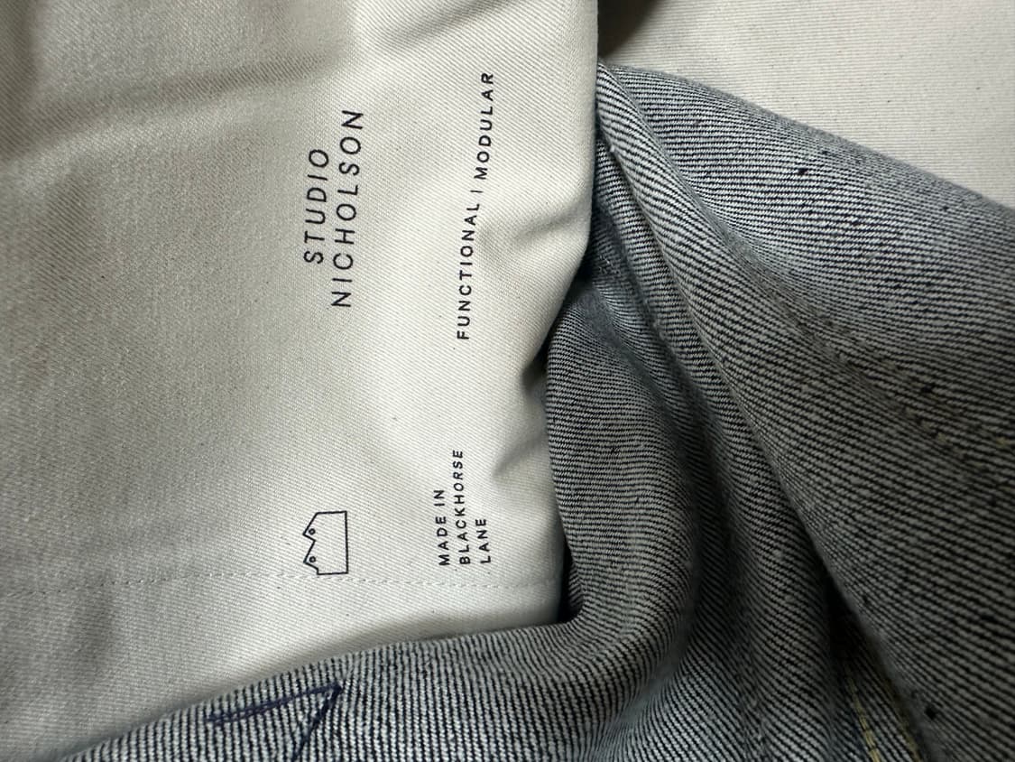 스튜디오 니콜슨 데님 팬츠 S 미착용 새제품 상품이미지5