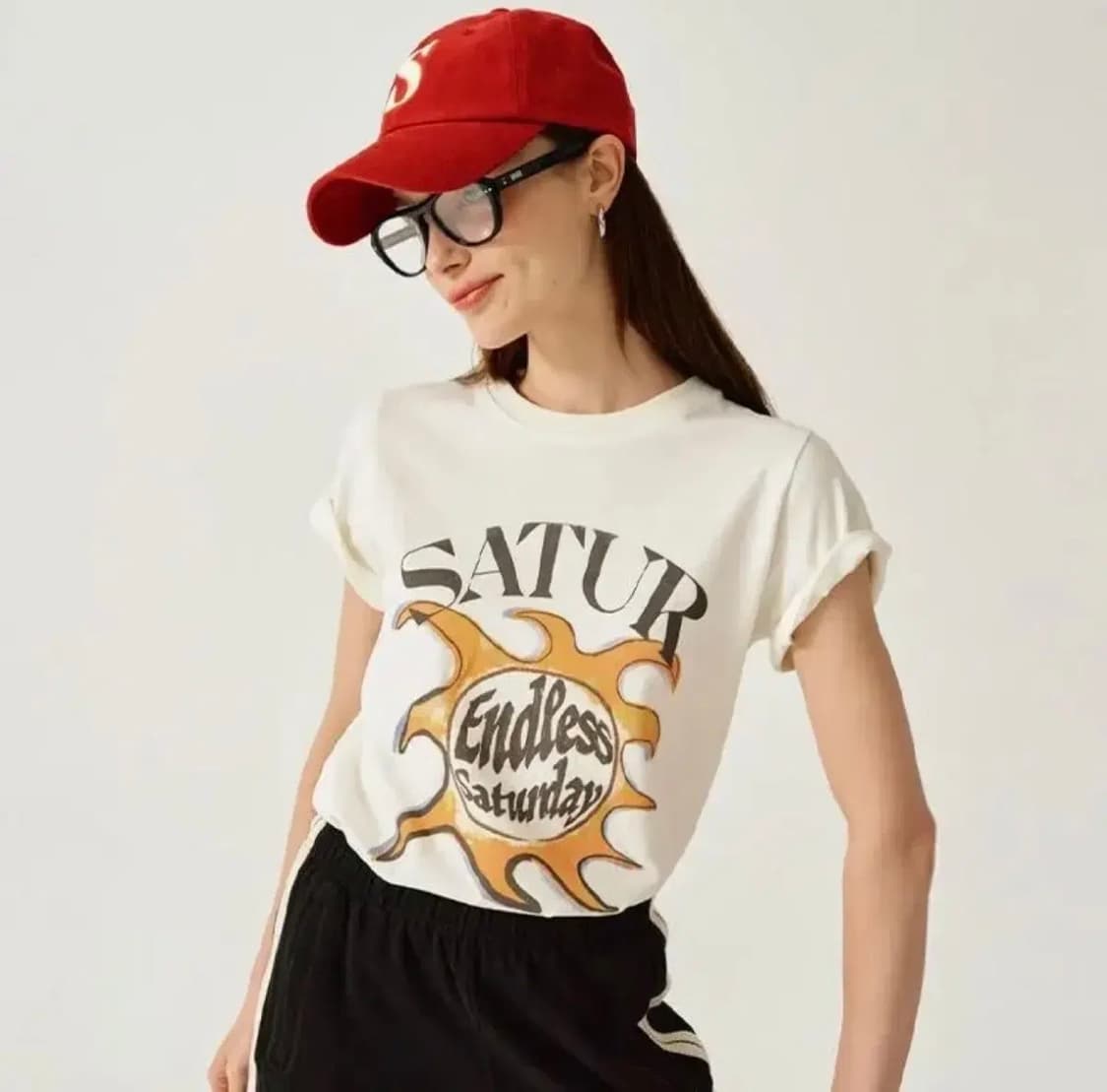 SATUR 세터 반팔티셔츠 100(L) 상품이미지1