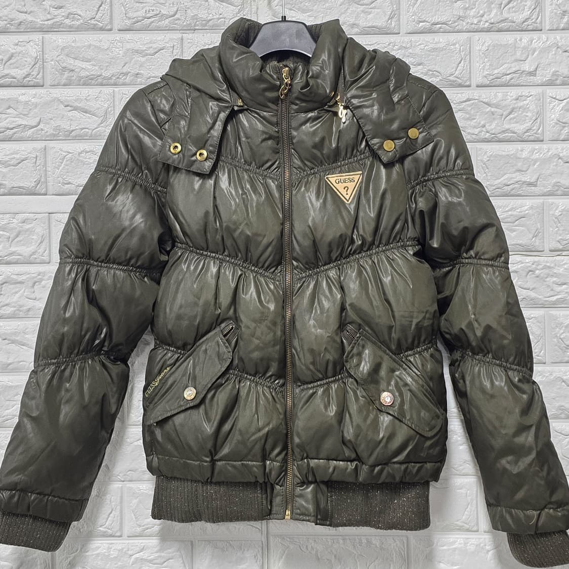 택포_ 게스 Guess 패딩 다운 숏패딩 S 상품이미지1