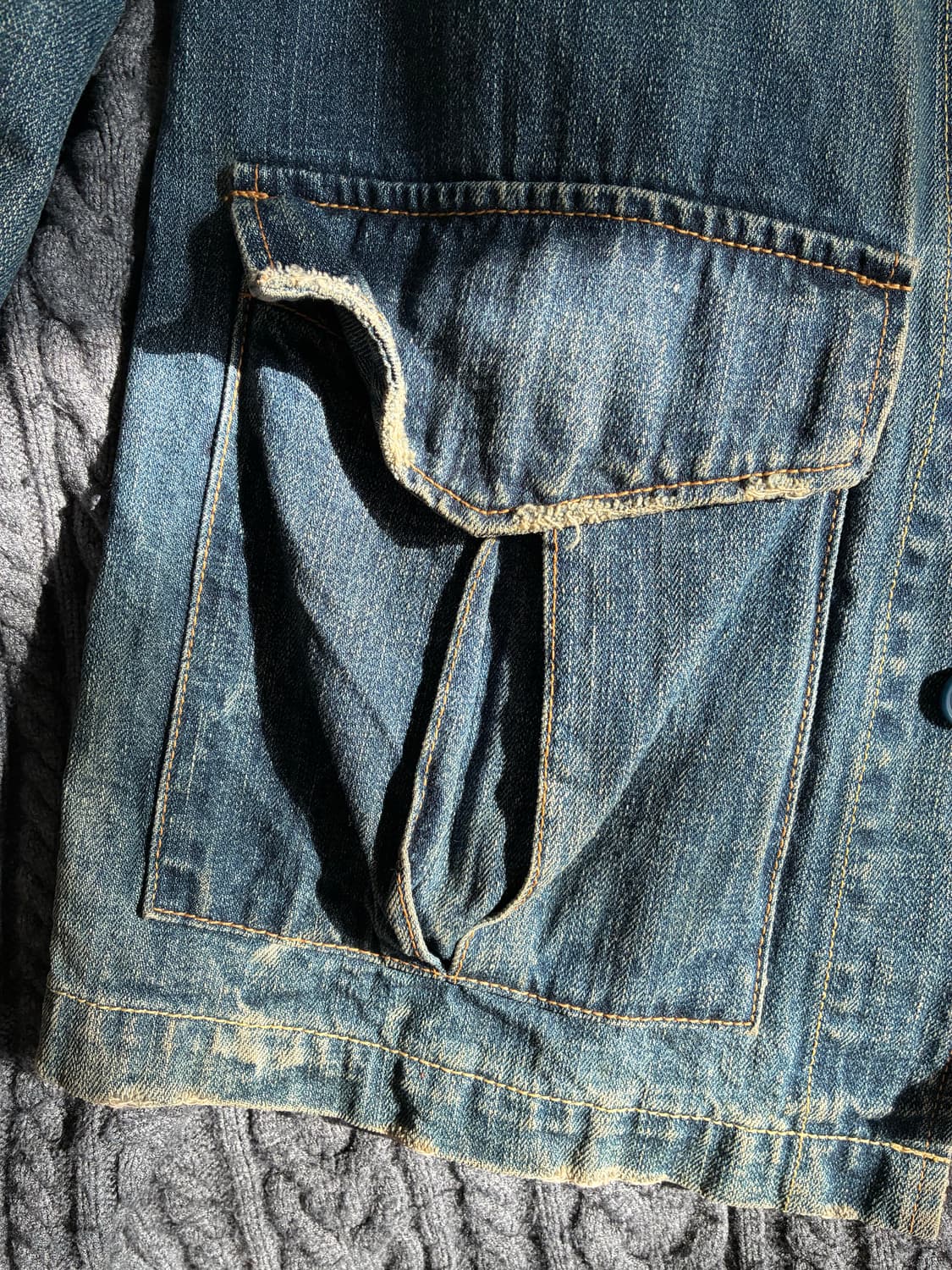 빈티지 오버사이즈 데님자켓 상품이미지3