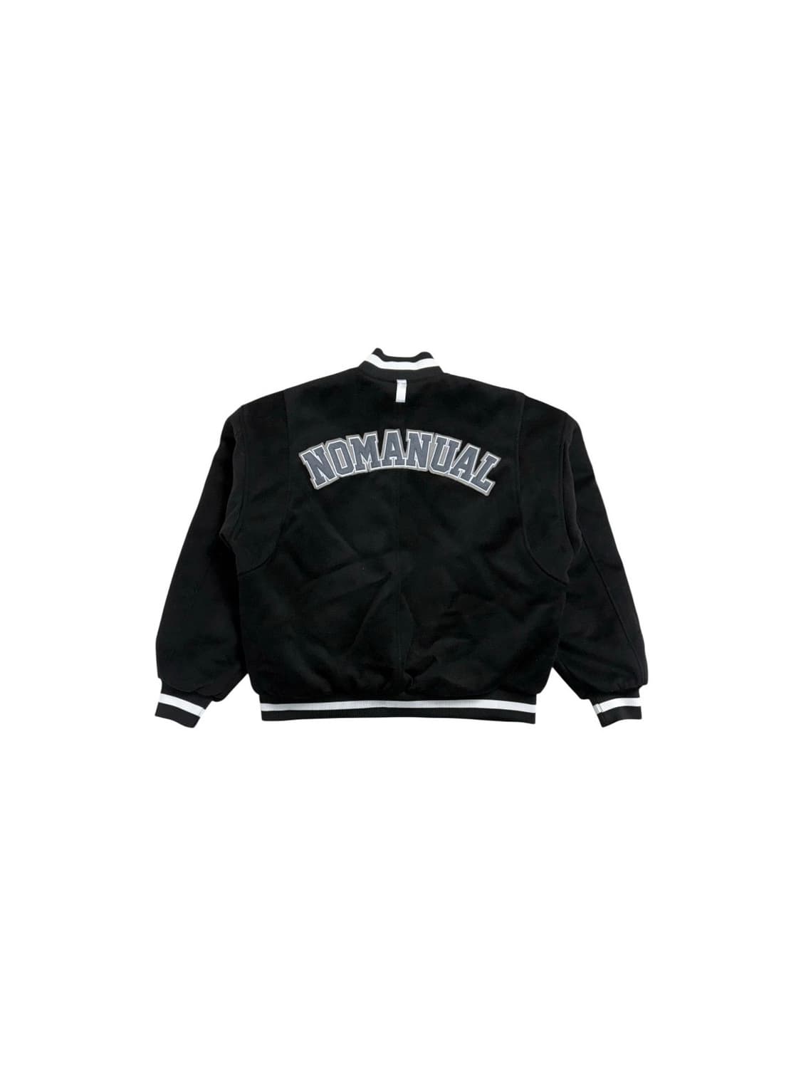 노매뉴얼 바시티 자켓 블랙 상품이미지2