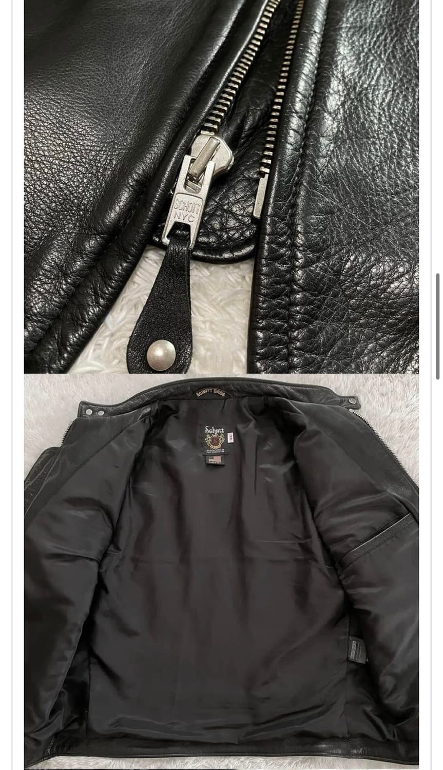Schott 541 naked leather 상품이미지5