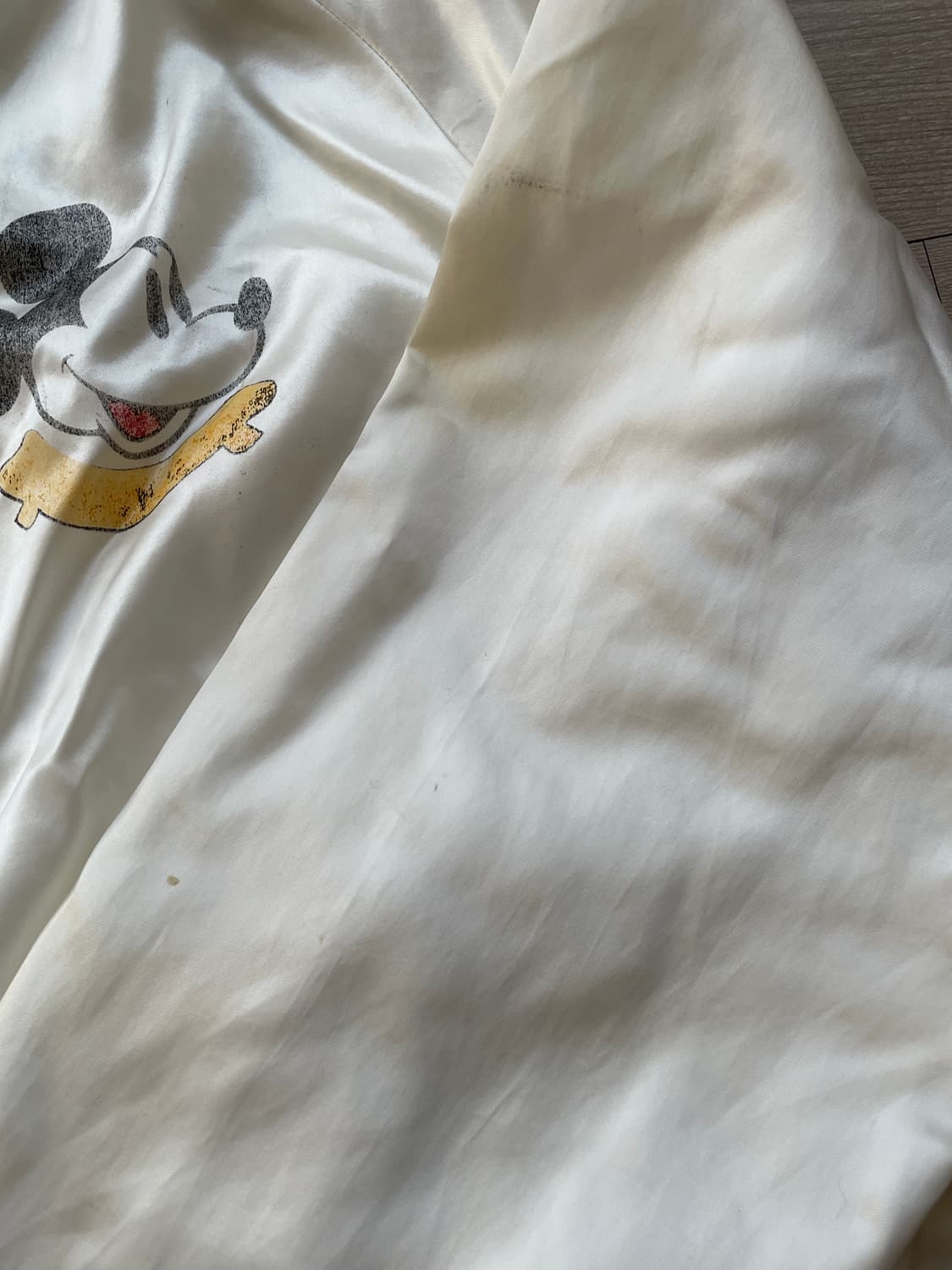 80s 미키마우스 사틴 바시티 자켓 디즈니 상품이미지8