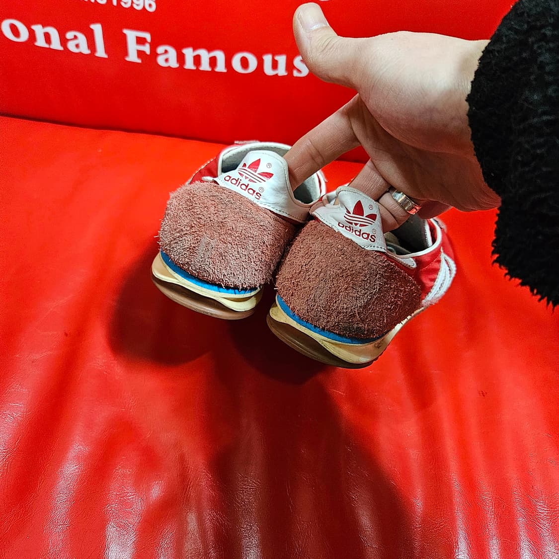 아디다스(Adidas) SL72 빈티지 레드 스니커즈 250size 상품이미지5